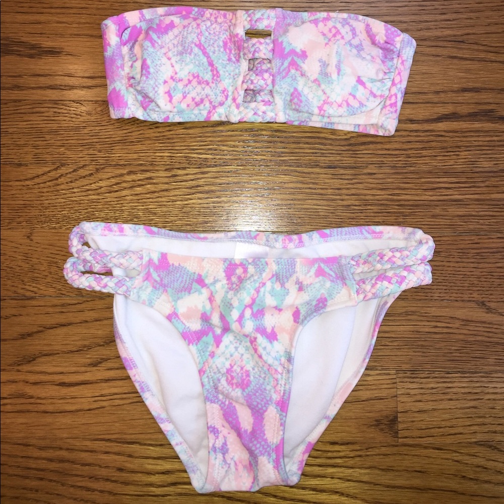 Xhilaration braided multi color bikini